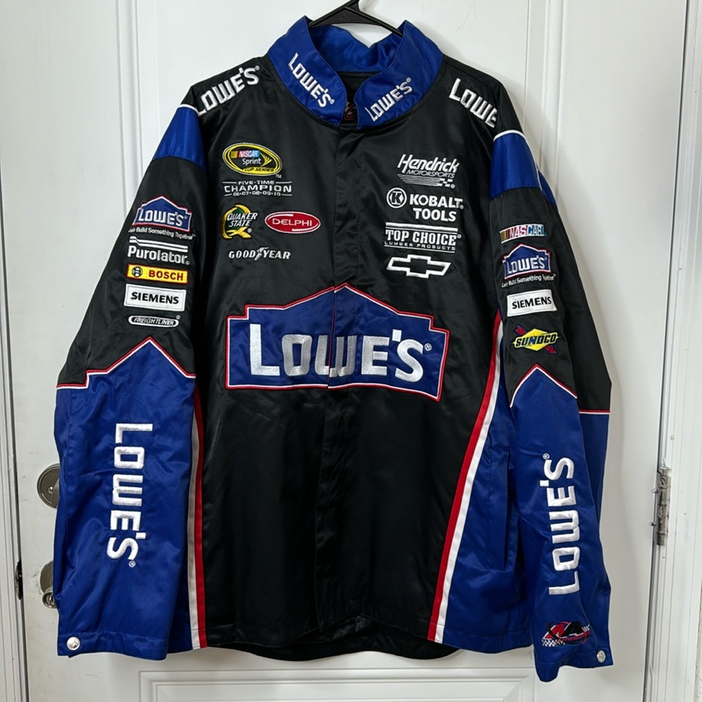 Vintage Chase NASCAR Jimmie Johnson racing Lowe’s jacket